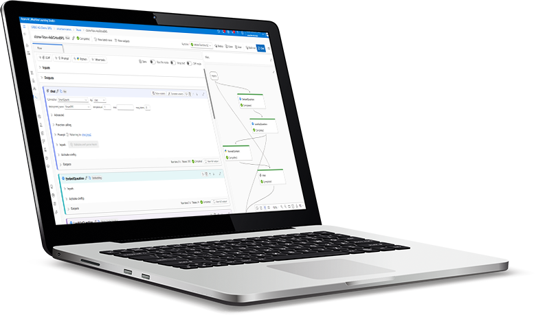 Microsoft Azure Screenshot Oberfläche von Microsoft Azure