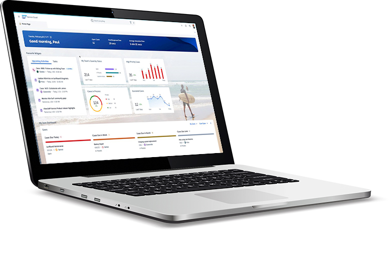 Zufriedenere Kunden mit dem modernen SAP CRM SAP Service Cloud SAP Service Cloud für Customer Support