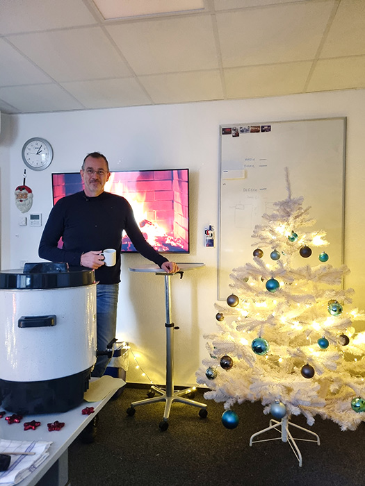 Jährlicher Glühweinumtrunk im Headquarter