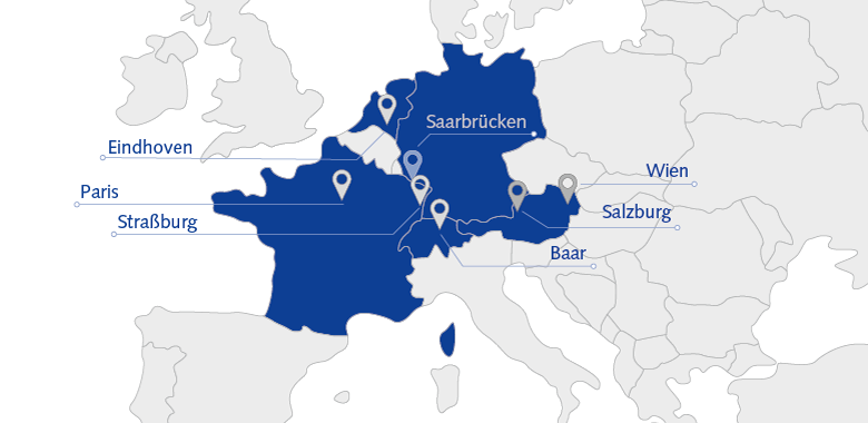 Europäische Standorte der ORBIS